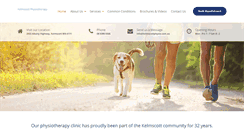 Desktop Screenshot of kelmscottphysio.com.au